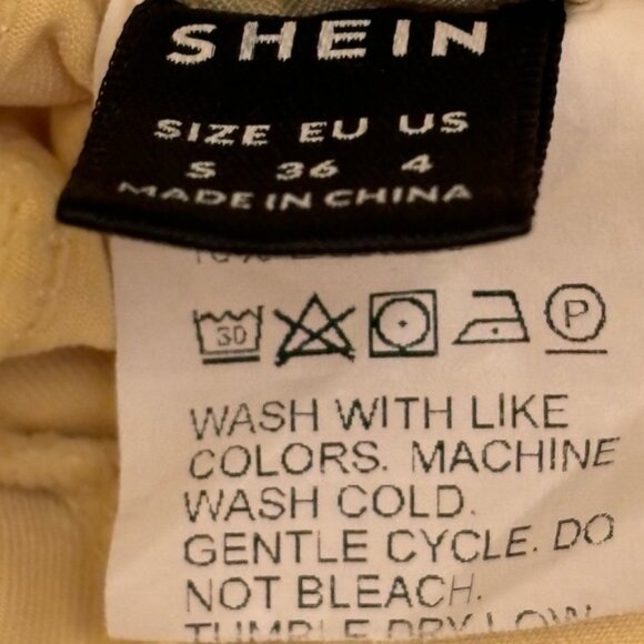 YELLOW ATHLETIC SHORTS WITH YELLOW SPANDEX SZ SMALL - Picture 5 of 5